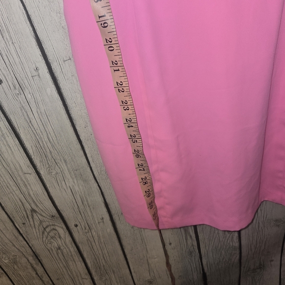 Amanda Uprichard Allora Mini Dress Shocking Pink Size MD Barbie - Picture 8 of 8